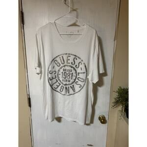 White Guess Men’s T Shirt Xxl